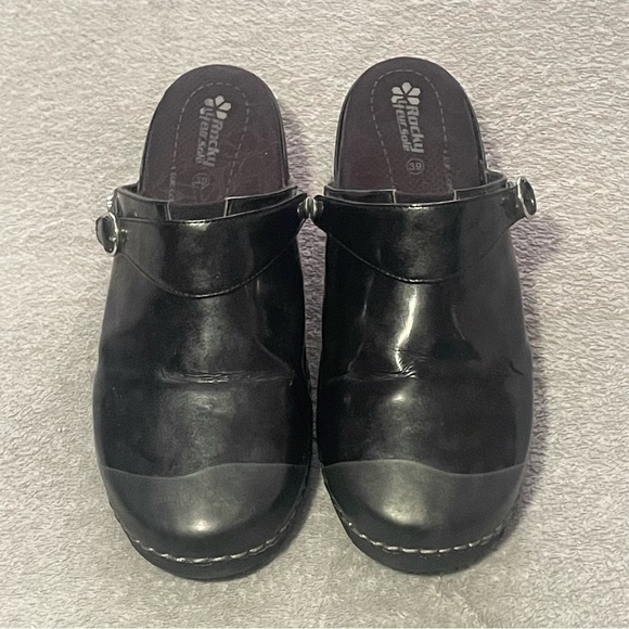 Rocky 4eursole nursing clogs size 8.5 W in black - Picture 3 of 12